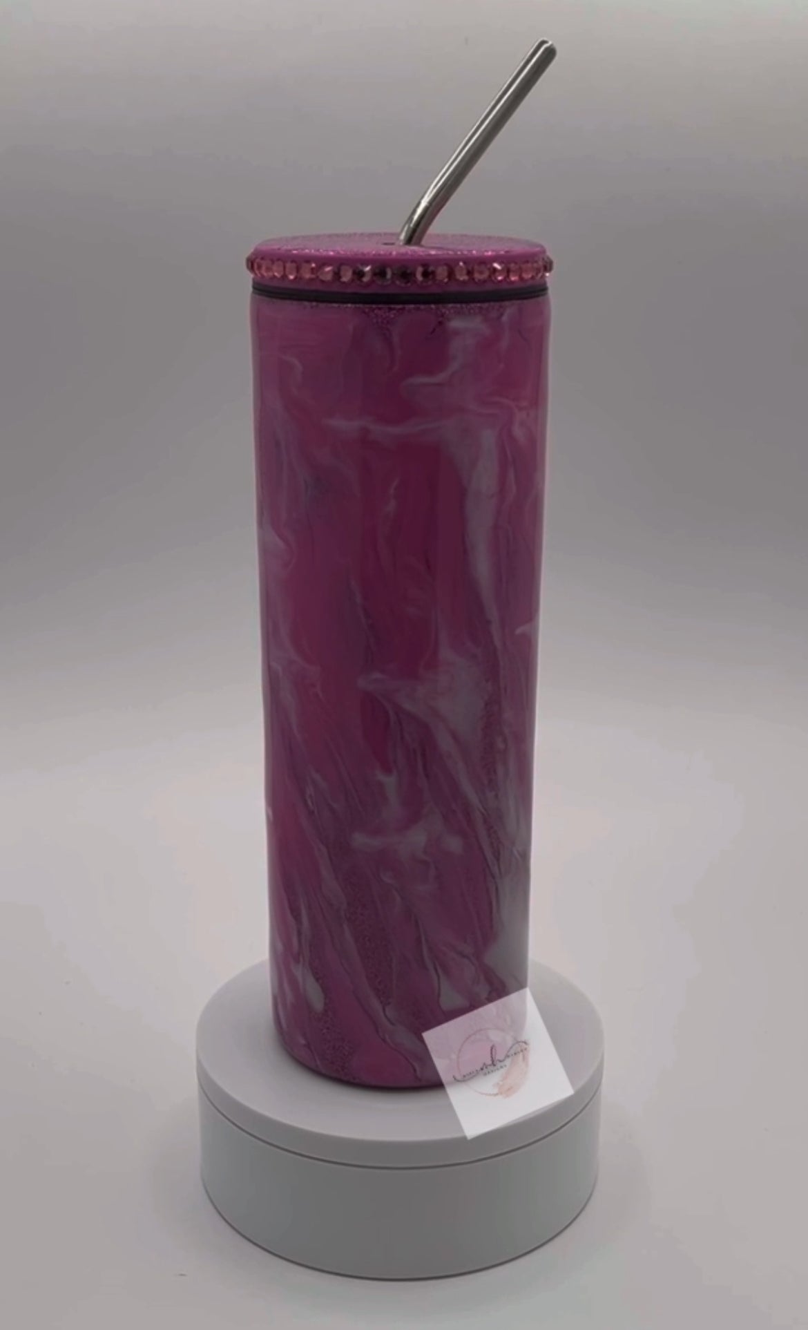 Tumbler- 20oz. Milky Way Sparkle Skinny Slurp