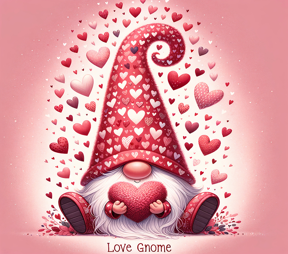 Mock-Ups Valentine Gnomes 20oz. Tumbler