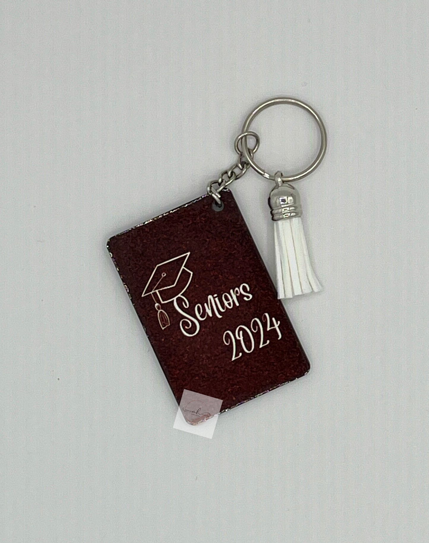 Key Chains- Rectangle Wood