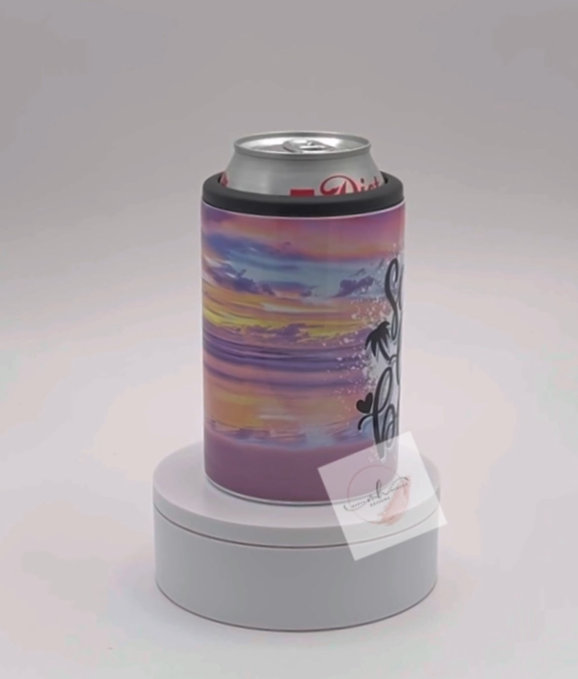 Koozie- Can Cooler- Salty Beach