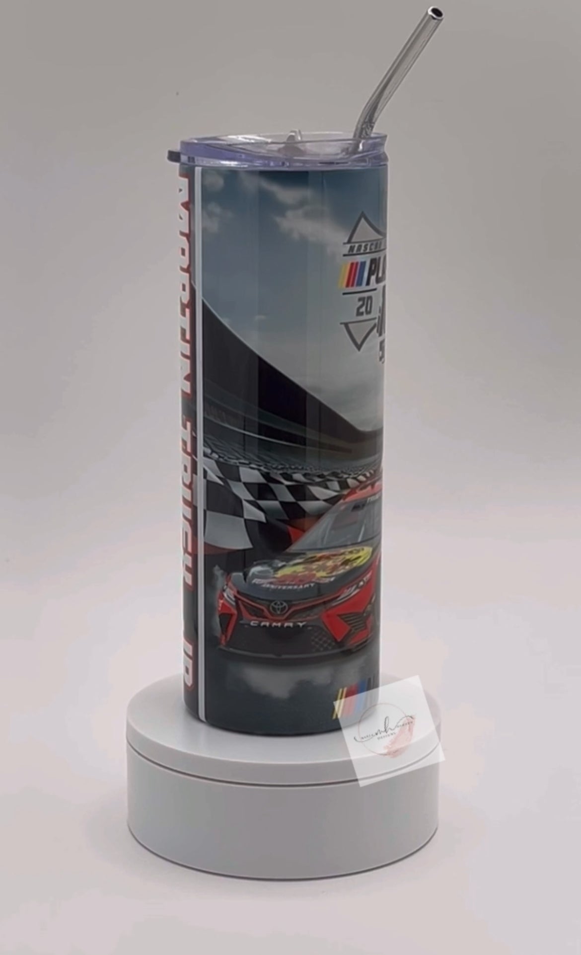 Tumbler- 20oz. Truex Nascar