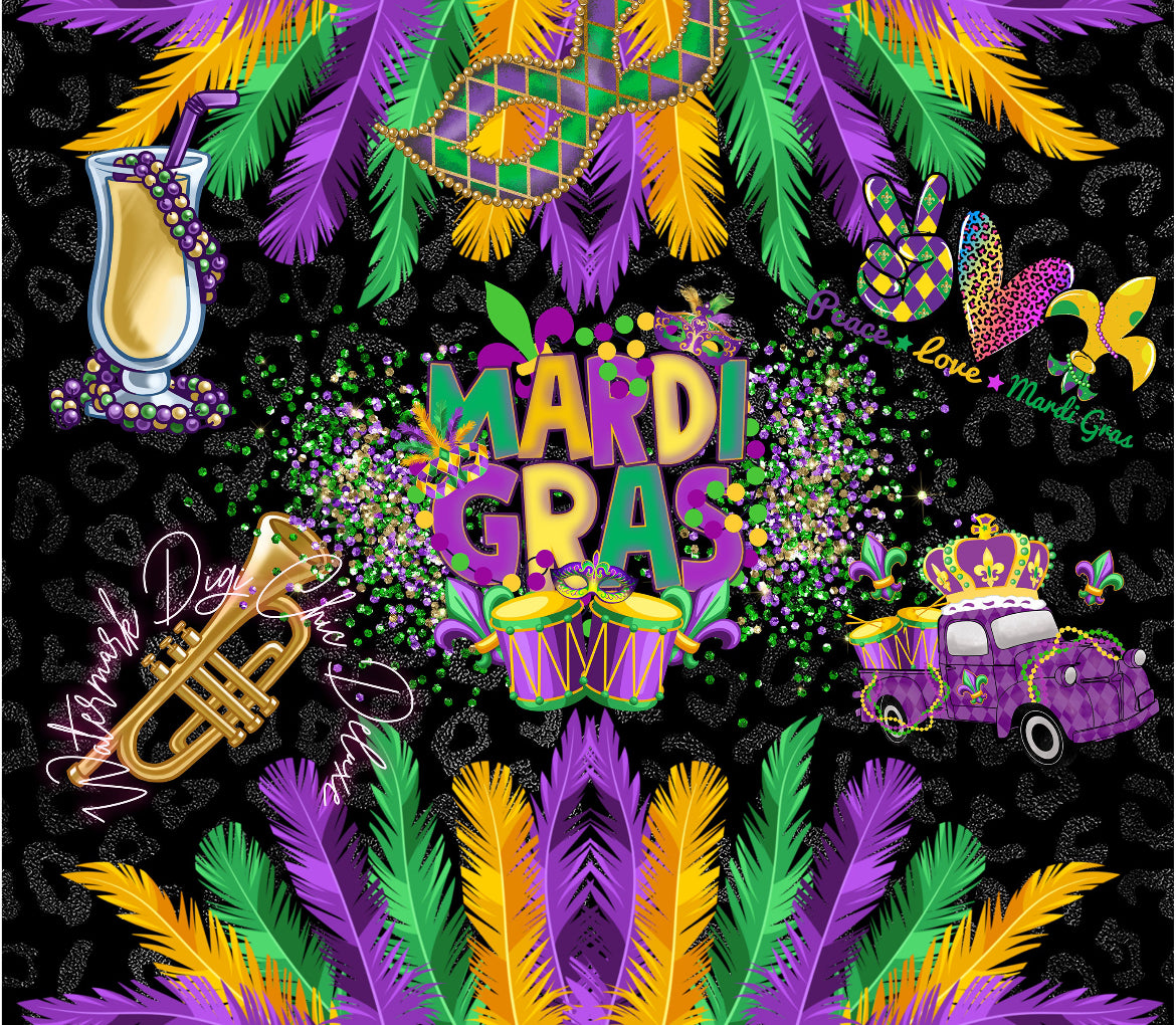 Mock-Ups Mardi Gras 20oz. Tumbler