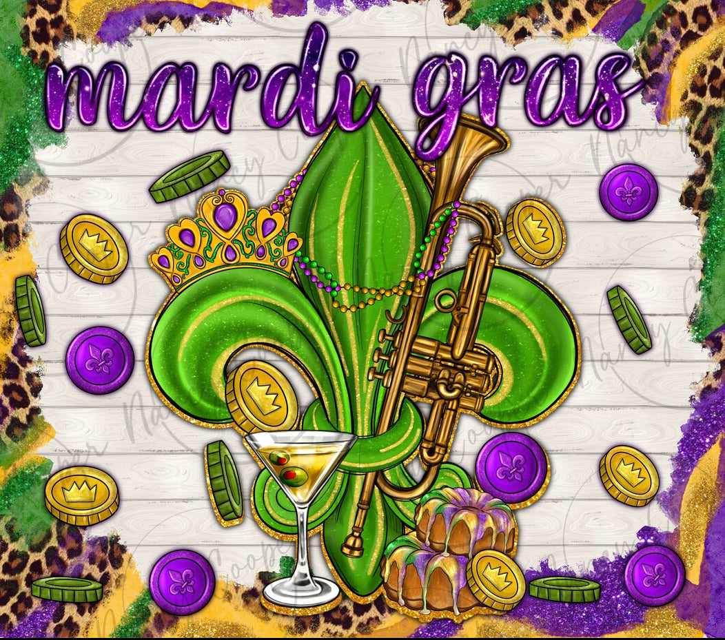 Mock-Ups Mardi Gras 20oz. Tumbler