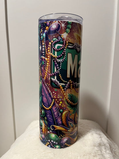 Tumbler- 20oz. Mardi Gras