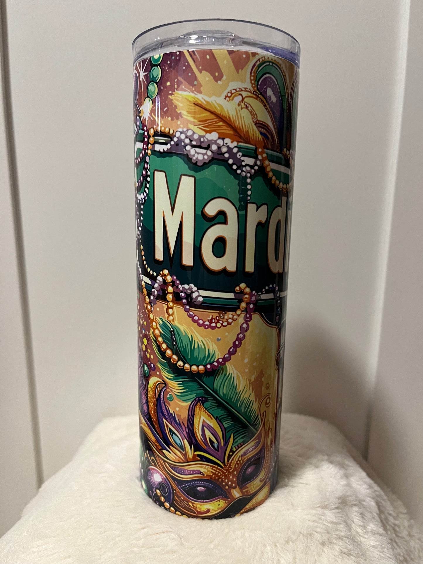 Tumbler- 20oz. Mardi Gras