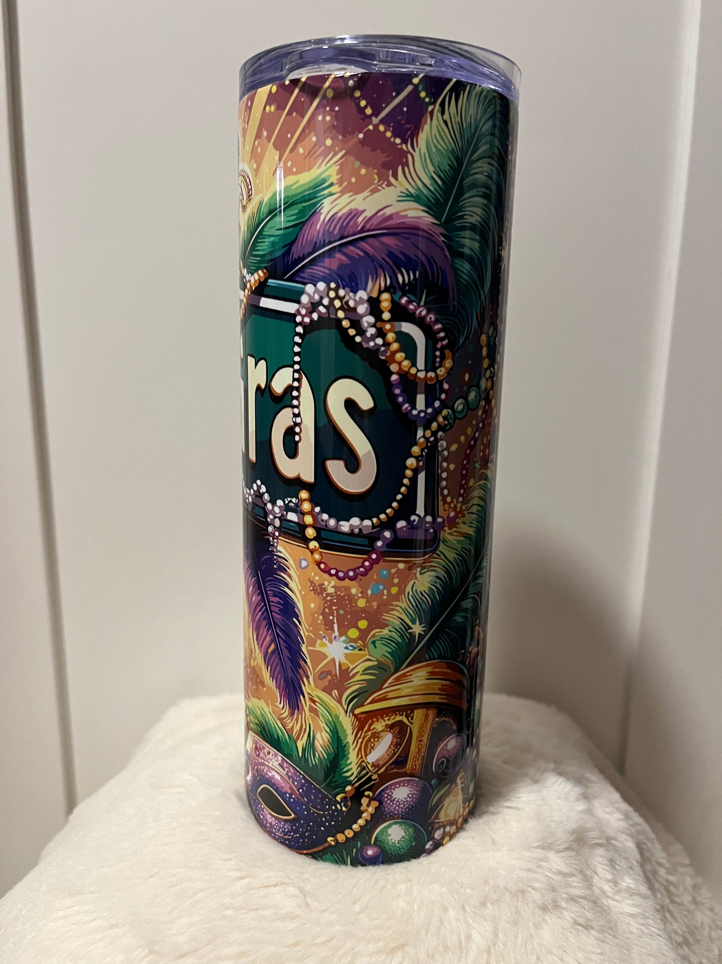 Tumbler- 20oz. Mardi Gras