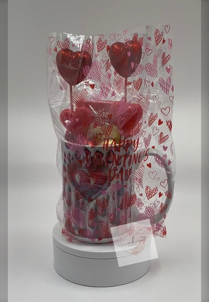 Mug- 15oz. Pink Heart Coffee Mug