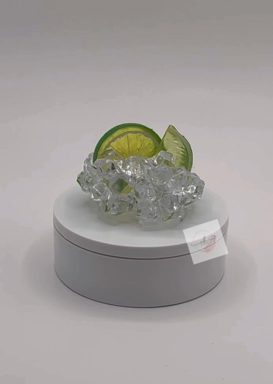 3D 20oz. Straight Tumbler Ice Lid- Limes