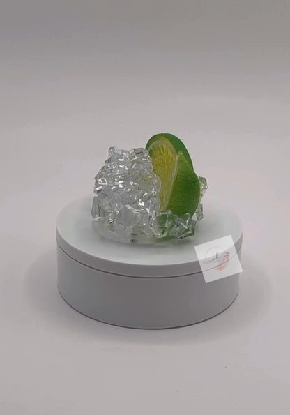 3D 20oz. Straight Tumbler Ice Lid- Limes