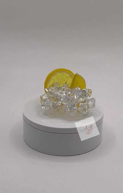 3D 20oz. Straight Tumbler Ice Lid- Lemons