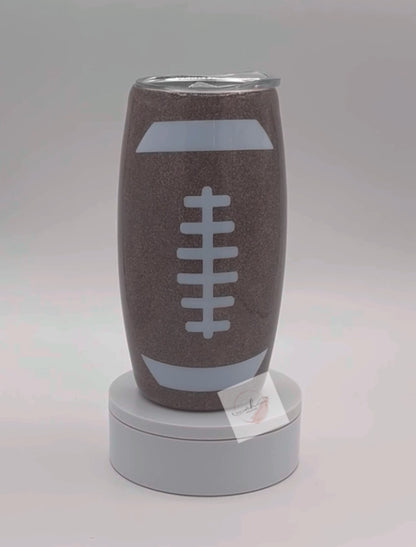 Tumbler- 25oz. It's Game Day Football Tumbler