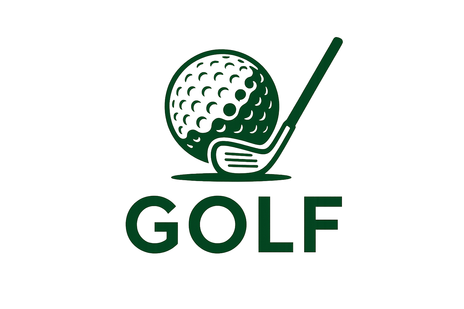 put the word golf underneath